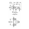 Смеситель для душа Grohe StartFlow 23771000 однорычажный