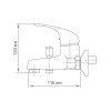 Смеситель для ванны Mix&Fix ZETTA 1001 одноручный