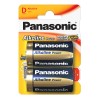 Батарейка алкалиновый Panasonic, тип LR20/D, 1,5 В (2 шт.)