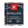 Краска по ржавчине Tikkurila Metallista черная глянцевая (0,9 л)